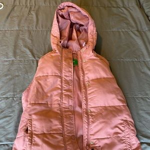 Pink Puffy Vest